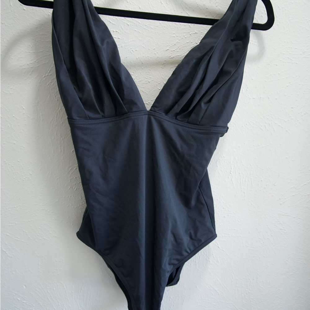 Calvin Klein Dark Gray One Piece Swimsuit. Summer / Beach